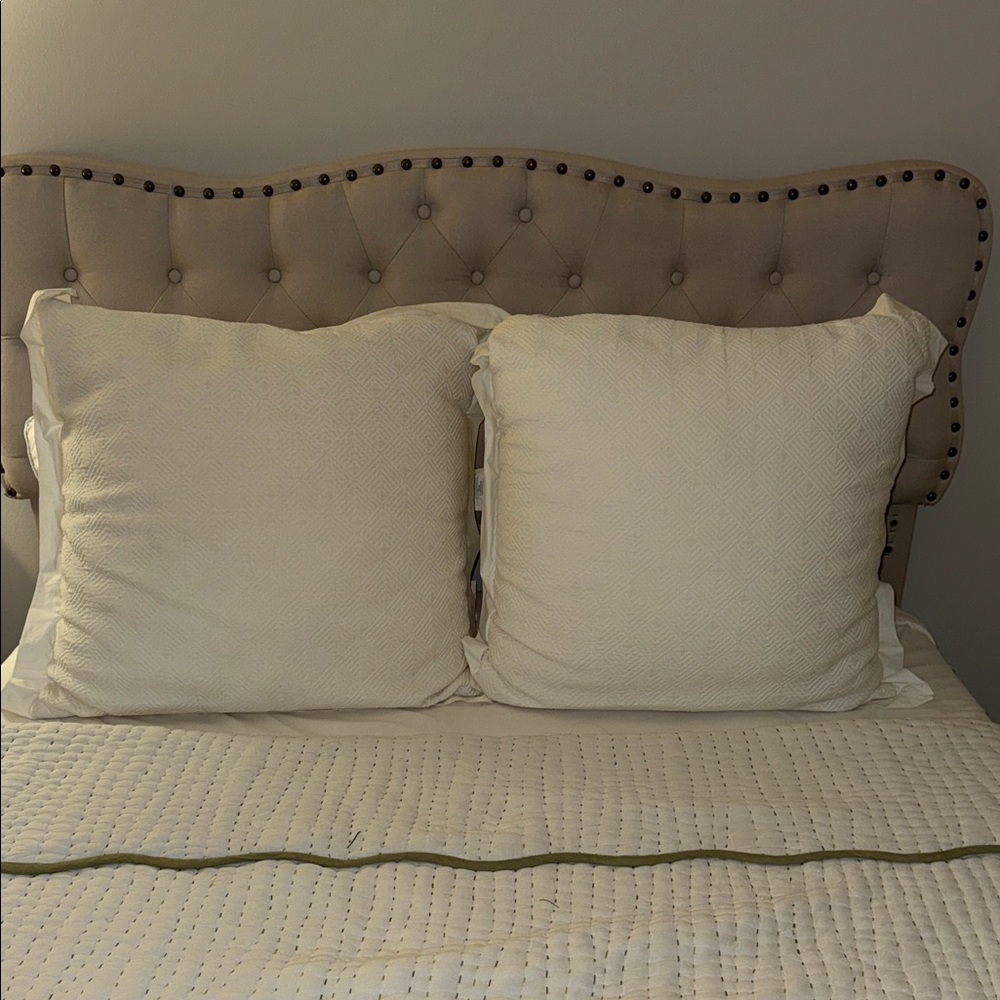 Elegant Cream Shams